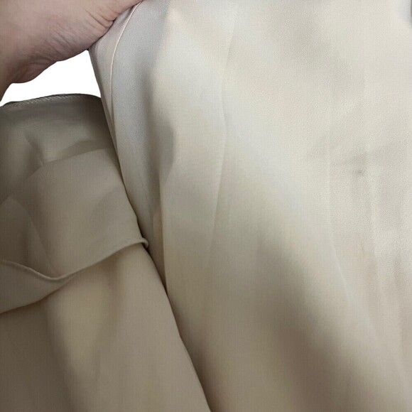 Marchesa Notte Cosenza One Shoulder Chiffon Gown Dress Women’s Size 10 Flawed - Picture 14 of 14